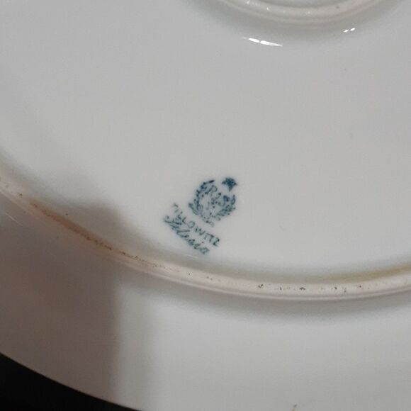 Vintage Tillowitz Hand Painted Porcelain Double Layer Serving Dish - Picture 5 of 7